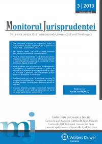 Monitorul Jurisprudentei Nr.3/2013